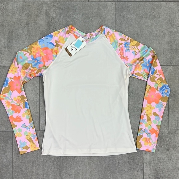 🔆BILLABONG🔆 PICK ME UP LONG SLEEVE RAS GUARD SUN SHIRT - Picture 2 of 12